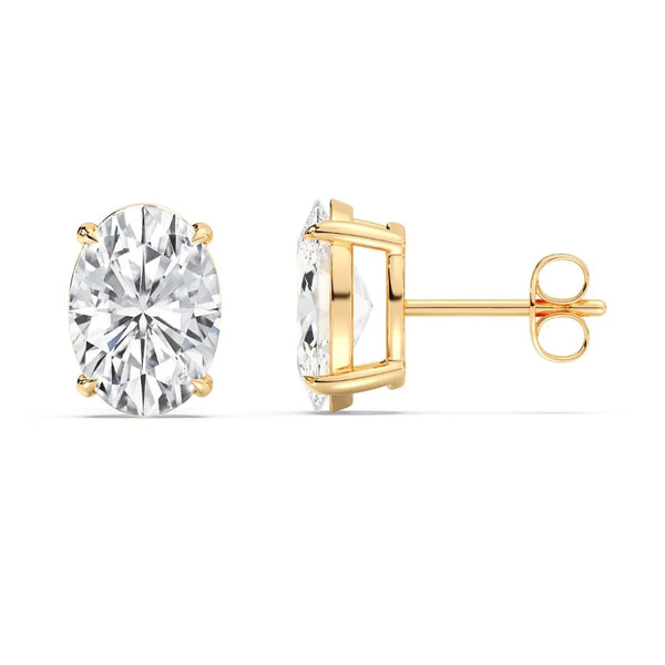 4+4ct Solitaire Studs