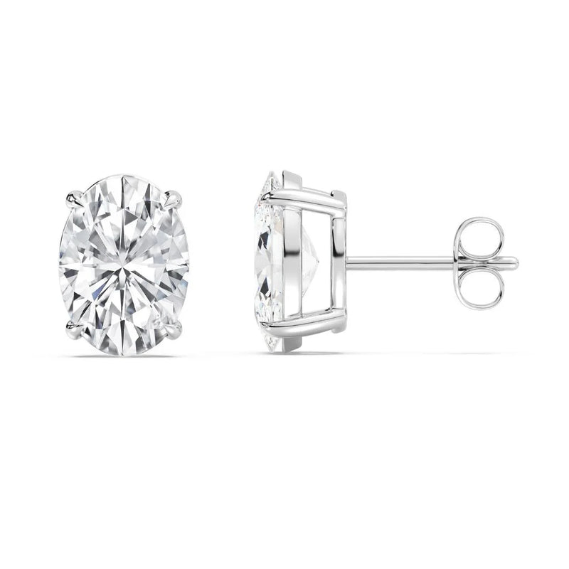 3+3ct Solitaire Studs