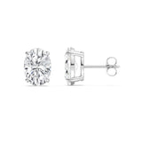 2+2 ct Solitaire Studs