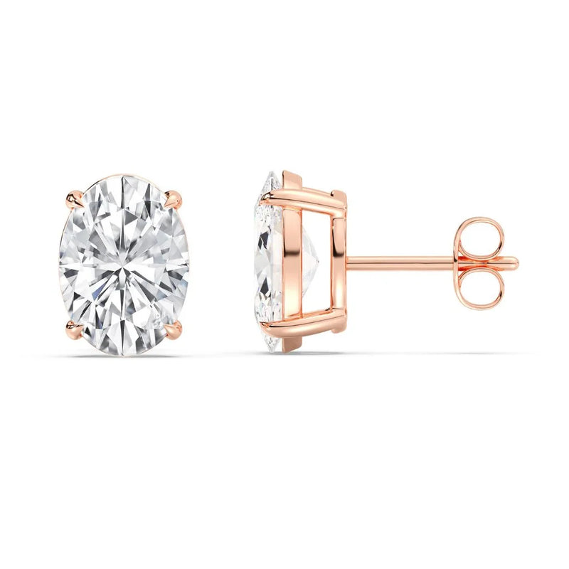 3+3ct Solitaire Studs