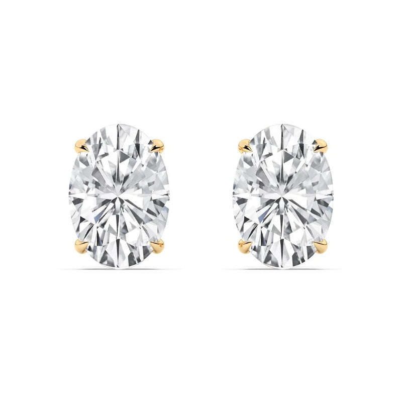 2+2 ct Solitaire Studs