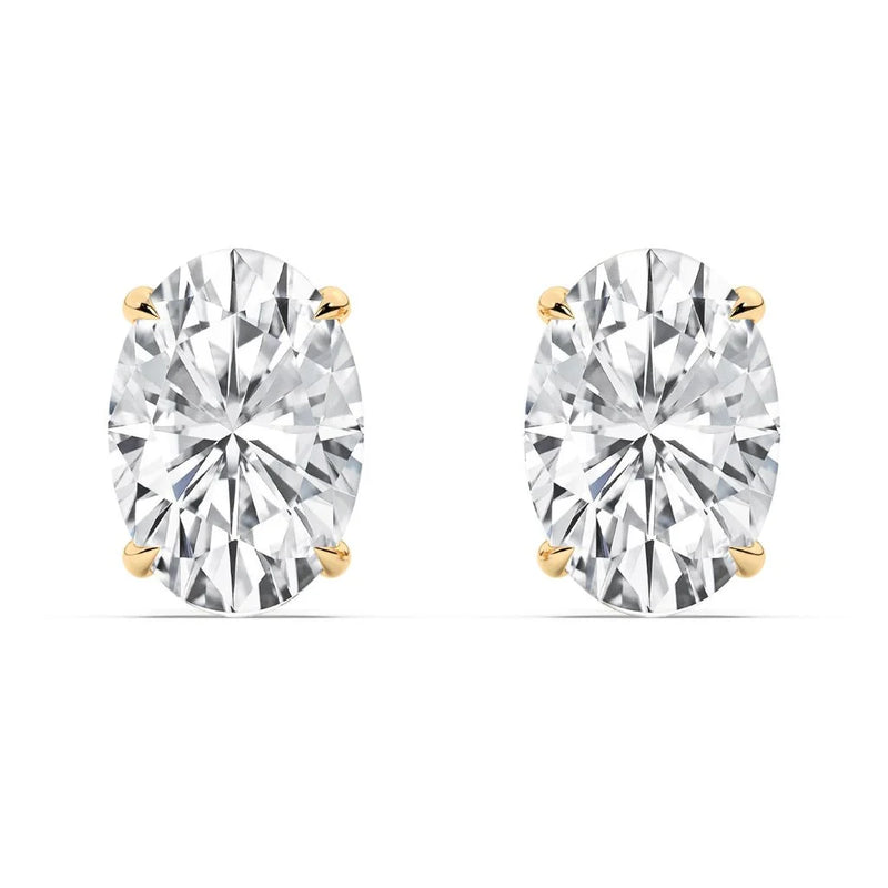 3+3ct Solitaire Studs