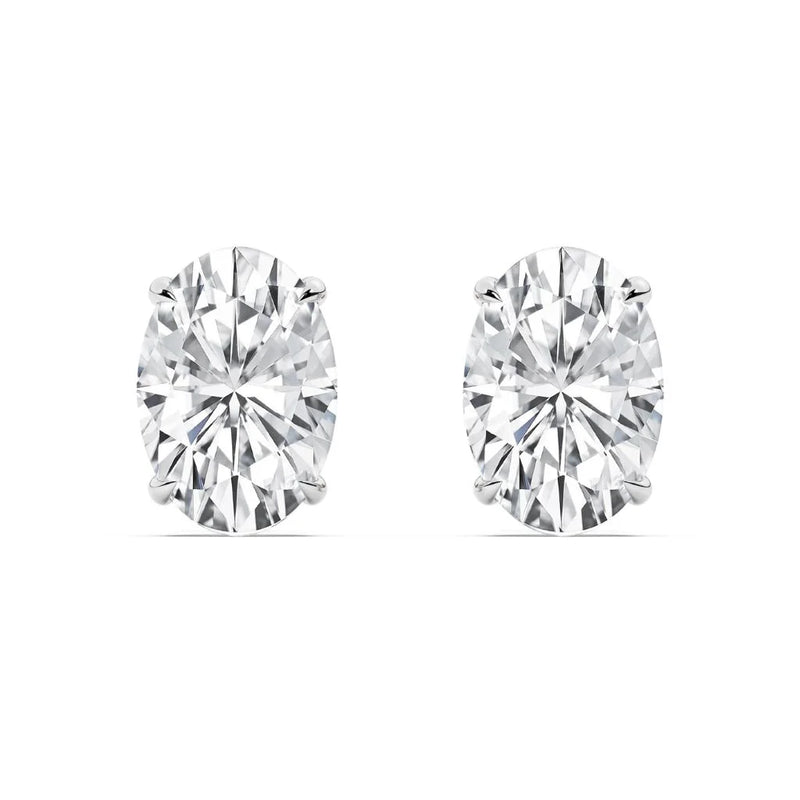 2+2 ct Solitaire Studs