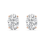 2+2 ct Solitaire Studs