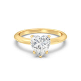 2ct Solitaire Ring Plain Band [1]