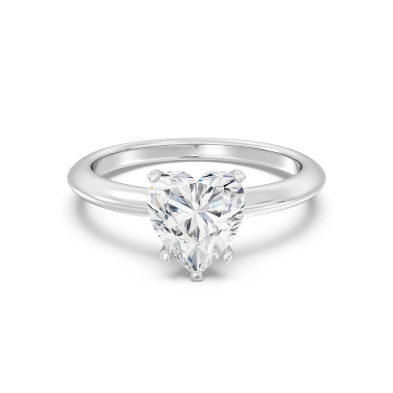 2ct Solitaire Ring Plain Band [1]