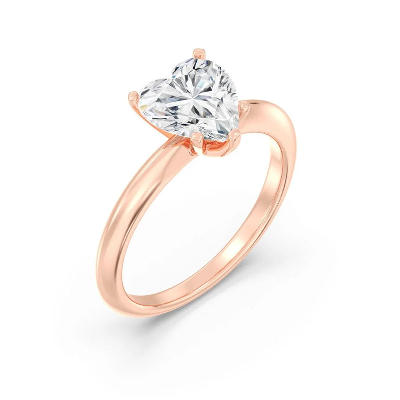 2ct Solitaire Ring Plain Band [1]