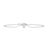 0.30ct Bezel Marquise Chain Bracelet