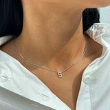 Diamond Initial Necklace