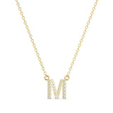 Diamond Initial Necklace