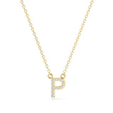 Diamond Initial Necklace