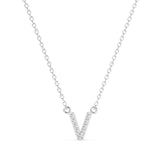 Diamond Initial Necklace