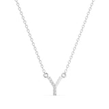 Diamond Initial Necklace