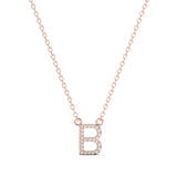 Diamond Initial Necklace