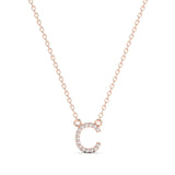 Diamond Initial Necklace