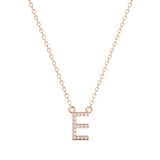 Diamond Initial Necklace