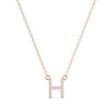 Diamond Initial Necklace