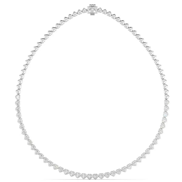 10ct Heart Bezel Necklace