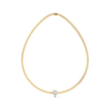 1ct Pear Chain Link Choker