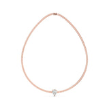 1ct Pear Chain Link Choker