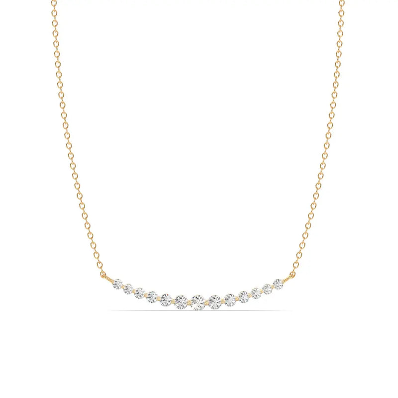 5.0ct Graduating Diamond Necklace