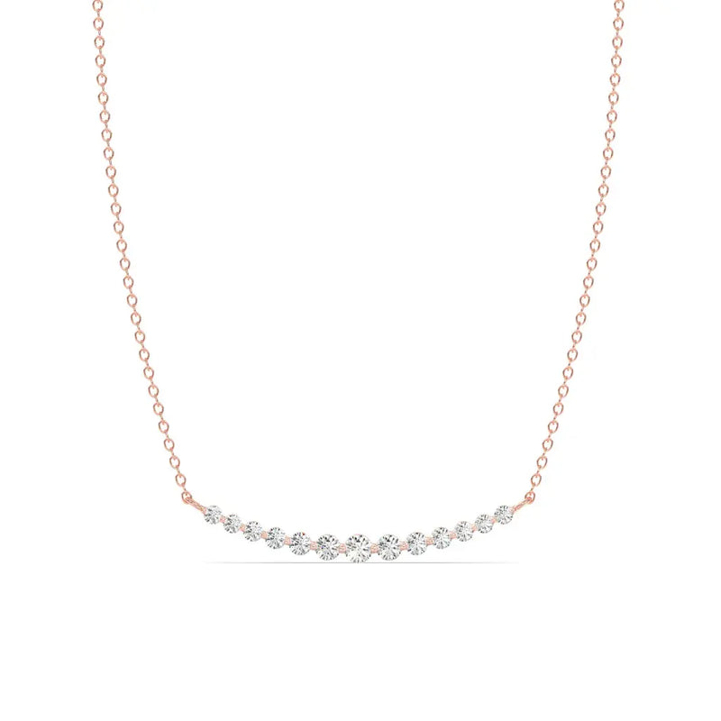 5.0ct Graduating Diamond Necklace