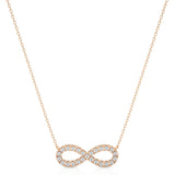  INFINITY DIAMOND PENDANT KAYAA JEWELS ROSE GOLD