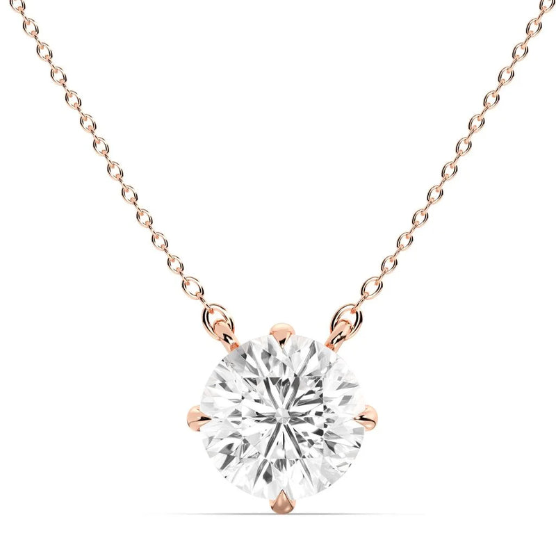 2ct Solitaire Pendant