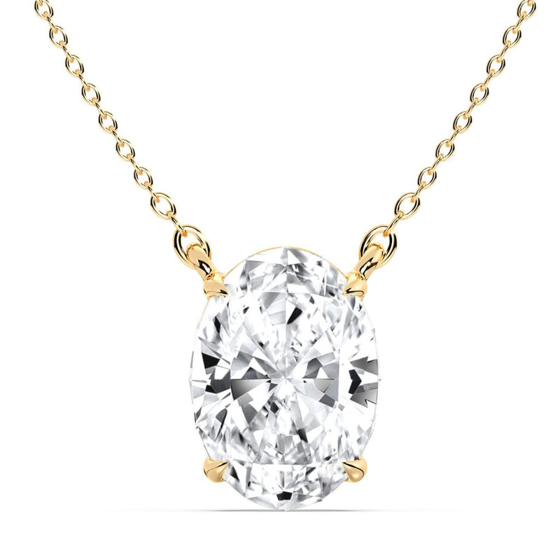 3ct Solitaire Pendant