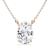 3ct Solitaire Pendant