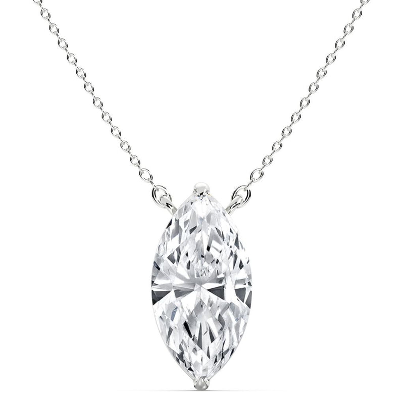 3ct Solitaire Pendant