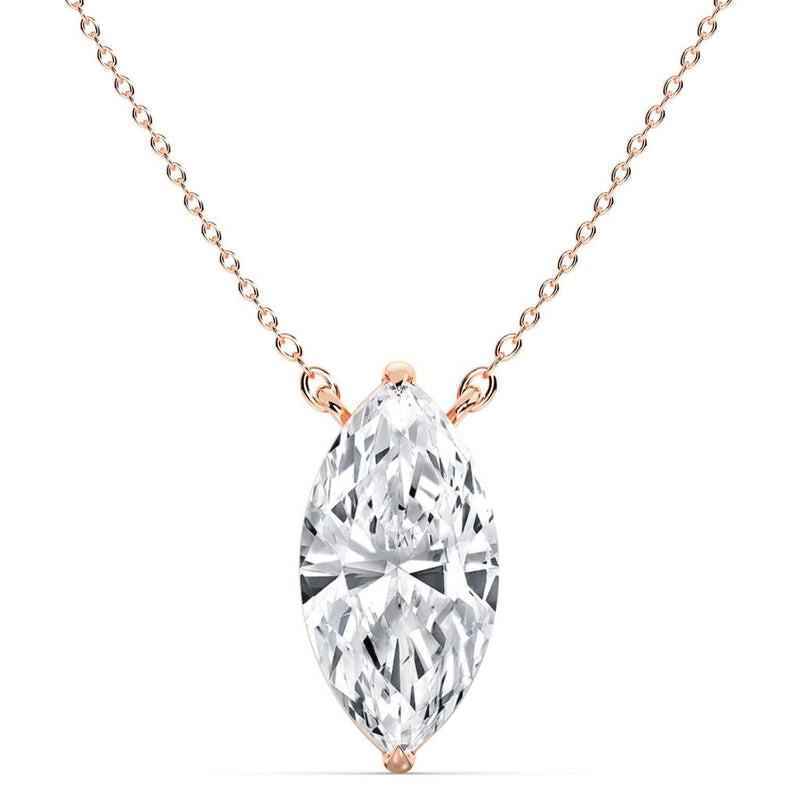 3ct Solitaire Pendant