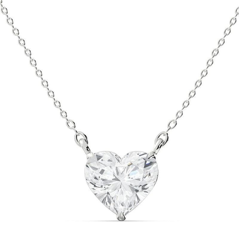 3ct Solitaire Pendant