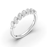 1.40ct Bezel Pear Demi Eternity (0.20CT Each Stone)