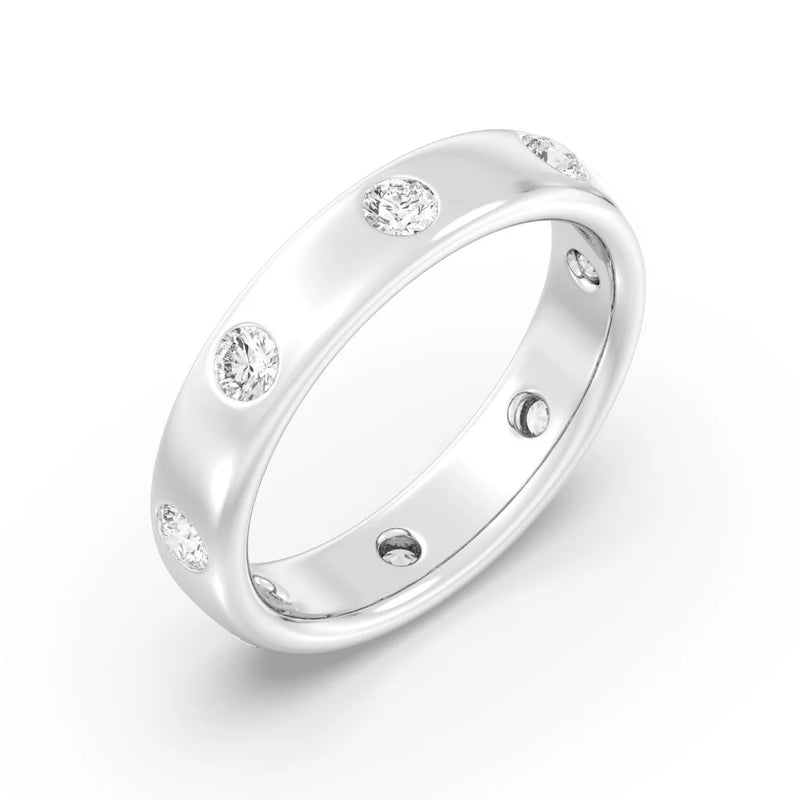 0.80ct Round Inlay Ring