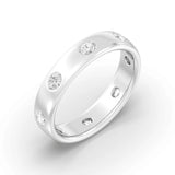 0.80ct Oval Inlay Ring