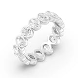 2.60ct Bezel Heart Eternity (0.20Ct Each Stone) (1)