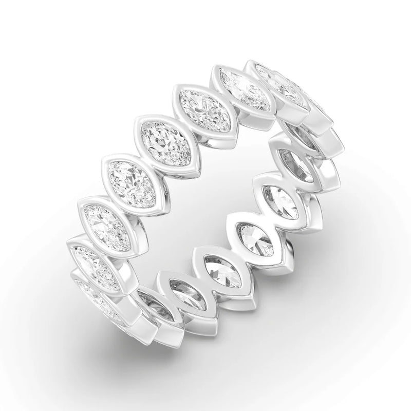 2.60ct Bezel Heart Eternity (0.20Ct Each Stone)