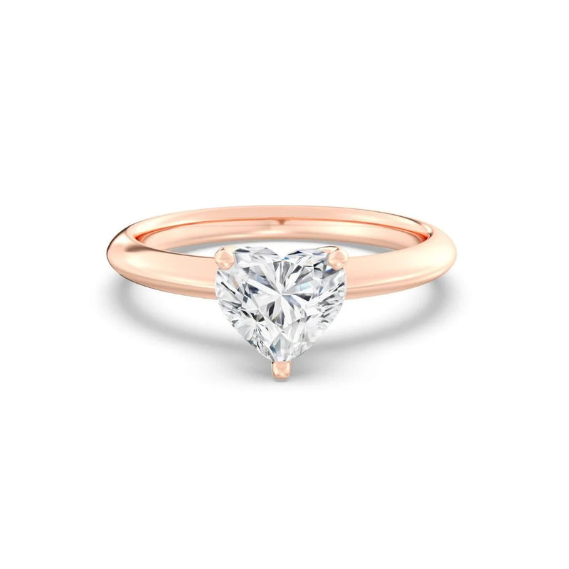 1ct Solitaire Ring Plain Band [1]