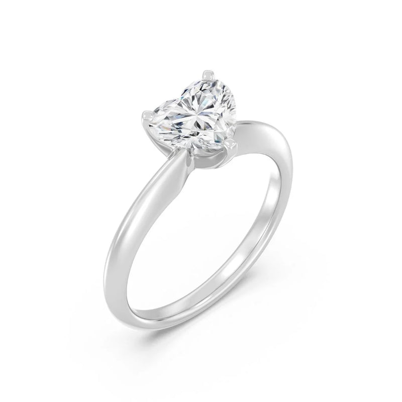 1ct Solitaire Ring Plain Band [1]