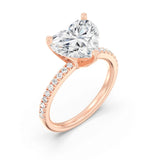 3ct Solitaire Ring Pavé Band [1]