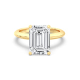 5ct Solitaire Ring Plain Band