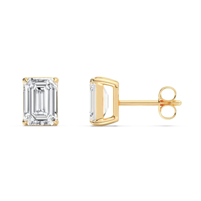 2+2 ct Solitaire Studs