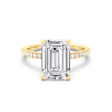 5ct Solitaire Ring Diamond Band