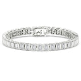 9.0ct Bezel Round Tennis Bracelet (0.30ct Each Stone)