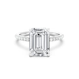 5ct Solitaire Ring Diamond Band