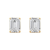 2+2 ct Solitaire Studs