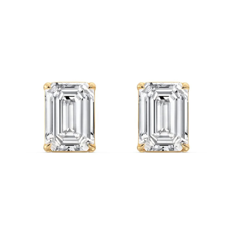 2+2 ct Solitaire Studs