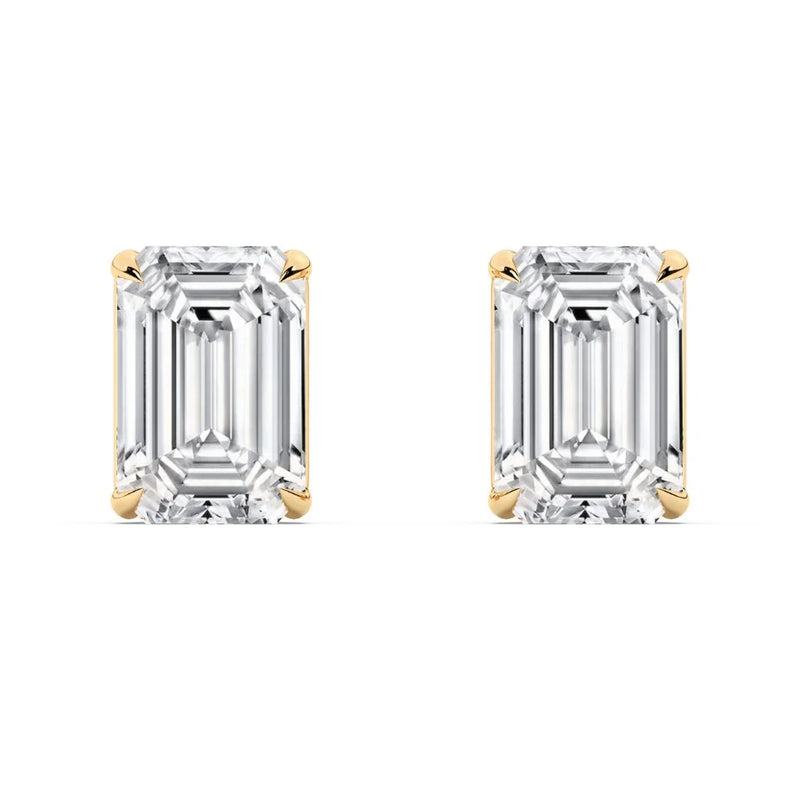 3+3ct Solitaire Studs