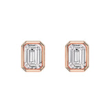 1+1ct Bezel Studs